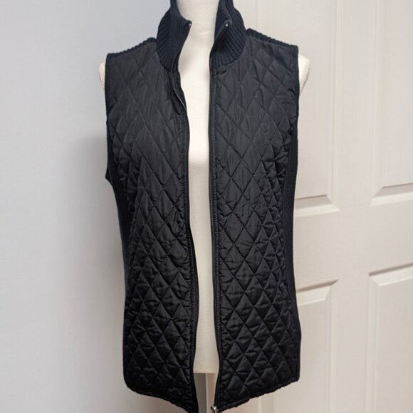 Chaps Stylish Black Vest Size 1X - Picture 1 of 9